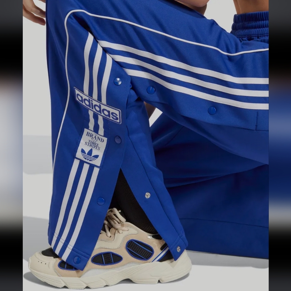 adidas Blue and White Women's Pants